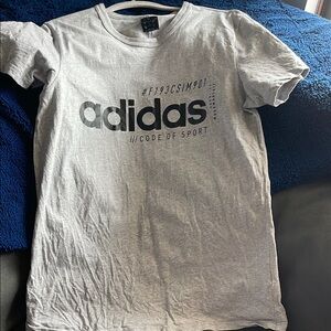 Adidas Gray Graphic T-Shirt
